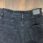 American Eagle  High Waist Paper Bag Mom Black Crop Jeans Photo 7