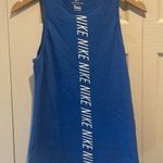 Nike  Blue Dri Fit Racerback Tank Top Photo 0