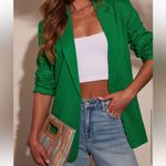 VICI •  Away Message oversized blazer green small Photo 3