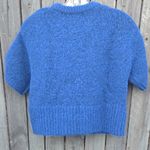 ZARA  Royal Blue Short Sleeve Sweater Photo 4