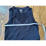 Athleta Womens Oxygen Activewear Black Mesh Detail Workout Tank Top Size XS EUC Photo 2