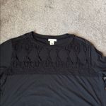 Torrid Festi by  Black Cotton Jersey Crew Neck Crop Top SIZE 0 Photo 1