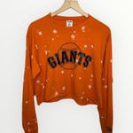 PINK - Victoria's Secret Victoria’s Secret Pink San Francisco Giants Baseball Medium Orange Crop Top Photo 0
