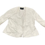 Banana Republic  linen blazer white sz 10 Photo 0