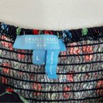 Draper James Navy Blue Ditsy Floral Sleeveless Flutter Midi Dress Size Large Photo 7