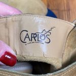 Carlos Santana  tall tan suede boots with heels Photo 6