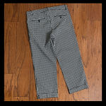 Zac and Rachel Zach & Rachel Black & White Checkered Capris pants - Size 8 Photo 1