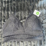 Anemone  Gray Lace Bralette with Triangle Cups‎ Photo 0