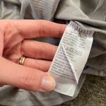 Anybody Pajama Set Grey Size XS wide Leg ruffle Cropped hem Silver Photo 7