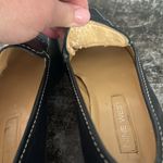 Nine West Dark Navy w/Contrast Stitching Made in Brazil Leather Loafers Size 6 Photo 6