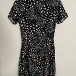 Forever 21  Black Floral Mini Dress XS Photo 4