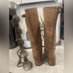 Women's Boots 5.5 High Knee Length Leather by Alberto Fermani Tan Photo 4