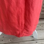 Adolfo NWT  Studio Coral Linen Maxi Dress Vintage 12 Photo 6