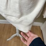 Pilcro ANTHROPOLOGIE  Drape Neck Off Shoulder Cream Sweatshirt Top Size Medium Photo 4