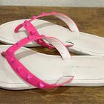 Rebecca Minkoff Womens Fiona Flip Flops Sandals Pink Studded Sz 6.5 M Beachy EUC Photo 3