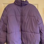 A New Day Light Purple Puffer Jacket Photo 2