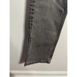 ZARA Split Skinny Hi Rise Full Length Jeans Size 8 Gray Denim Stretch Modern NEW Photo 5