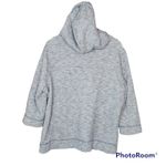 Aerie  Woman’s Grey Hooded Dolman 3/4 Sleeved Casual Jacket Size XL Photo 5