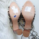 Ulla Johnson  Rayna Snake-Print Leather Strappy Block Heel Sandals Photo 10