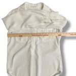 Bella Dahl White Tencel Popover Blouse Shirt Small USA Made Photo 2