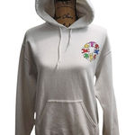 Keith Haring White Hoodie‎ Dancing Figures Circle Graphic Art Streetwear Pop Art Photo 0