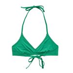 Aerie Crinkle Halter V-Neck Swim Top Photo 1
