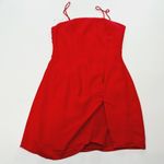 superdown  Syrus Slit Mini Dress in Cherry XS Photo 2