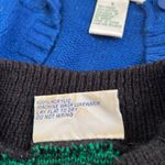 Vintage 80s Justin Allen Acrylic Colorful Sweater Size M Photo 3