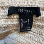 Forever 21 Knit Strapless Cropped Top sz L Eyelet Details cottagecore Whimsy Photo 3