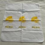 Cute retro lemon print washcloth 0623 White Photo 0