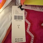 ONEONE Anthropologie Gwenyth Colorblock Bikini Bottoms Large Orange Photo 4