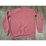 Oat Collective Mauve Pink WEEKEND Crewneck Sweatshirt Pullover Size Medium Photo 3