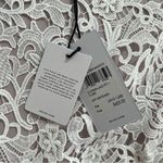 Reiss NEW NWT Eleania Lace Fit & Flare Open Back Dress In Off White/Ash Photo 11