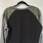 Scotch & Soda Maison Scotch Chapeau Mixed Media Sequin Sweatshirt Grey Size 2 Photo 6