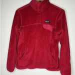 Patagonia  Womens S Re-Tool Snap-T Mock Neck Fleece Pullover Gorpcore Jacket Red Photo 0