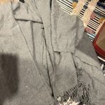 V. Fraas  grey poncho shawl Photo 5
