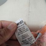 Buckle  Moa Moa peach lace crochet neck blouse size medium Photo 7