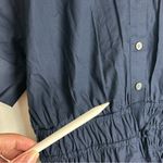 J.Crew  Elena Mini Shirt dress in Cotton Poplin Navy Blue Size 0 NWT Photo 11