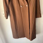 Vintage Max New York Wool Blend Long Coat Brown Large Clean Girl Peppy Academia Photo 2