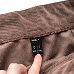 SheIn brown velvet wide leg pants Photo 2