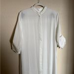 Summersalt  The Effortless Shirtdress Cover-Up Sz Large White NEW no belt‎ Photo 2