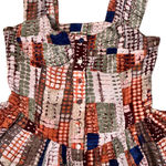 Vanessa Mooney  The Elizabeth Romper Dress 100% Silk Snakeskin Patchwork Print SM Photo 4