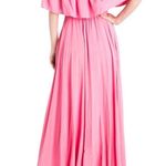 Meghan LA Off-Shoulder Maxi Dress, Bubblegum Pink, Size XXL New w/Tag $240 Photo 2