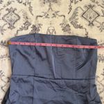 Lulus Blissfully Beautiful Slate Satin Strapless Tiered Maxi Dress Size XL Lined Photo 7