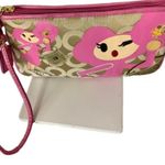 Coach  Y2K Rare Poppy "Pinky" Limited Edition Wristlet Photo 5