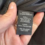 JAX Women's Sleeveless Mini Cocktail Dress Black 6 Sheer Satin Cutout High Neck Photo 8