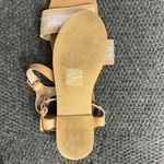 J.Crew  Womens flat ankle strap sparkle fringe sandals size 9 Photo 2