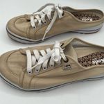 Keds  Women's slip on  Sneakers in Tan with White Laces Photo 1