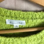 Line and Dot Green Thick Winter Pullover Sweater MEDIUM Photo 5