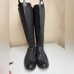 Frye  Melissa Button Back Zip Blacker Leather Equestrian Riding Boots Size 10 Photo 13